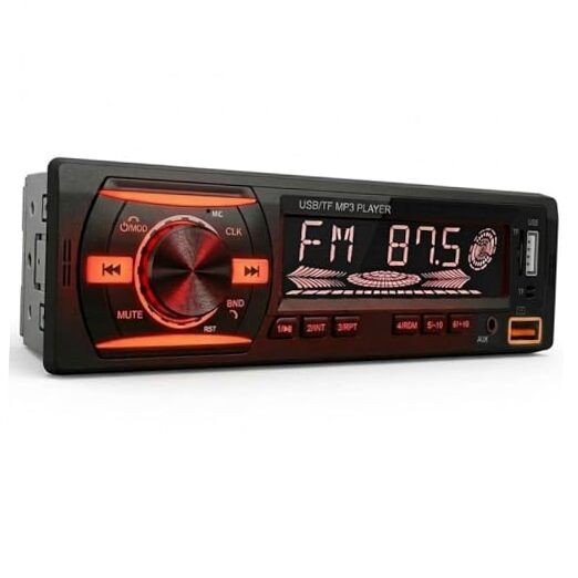 Bluetooth Car Stereo Bluetooth Audio Receiver – FM Radio MP3 Player with Hands