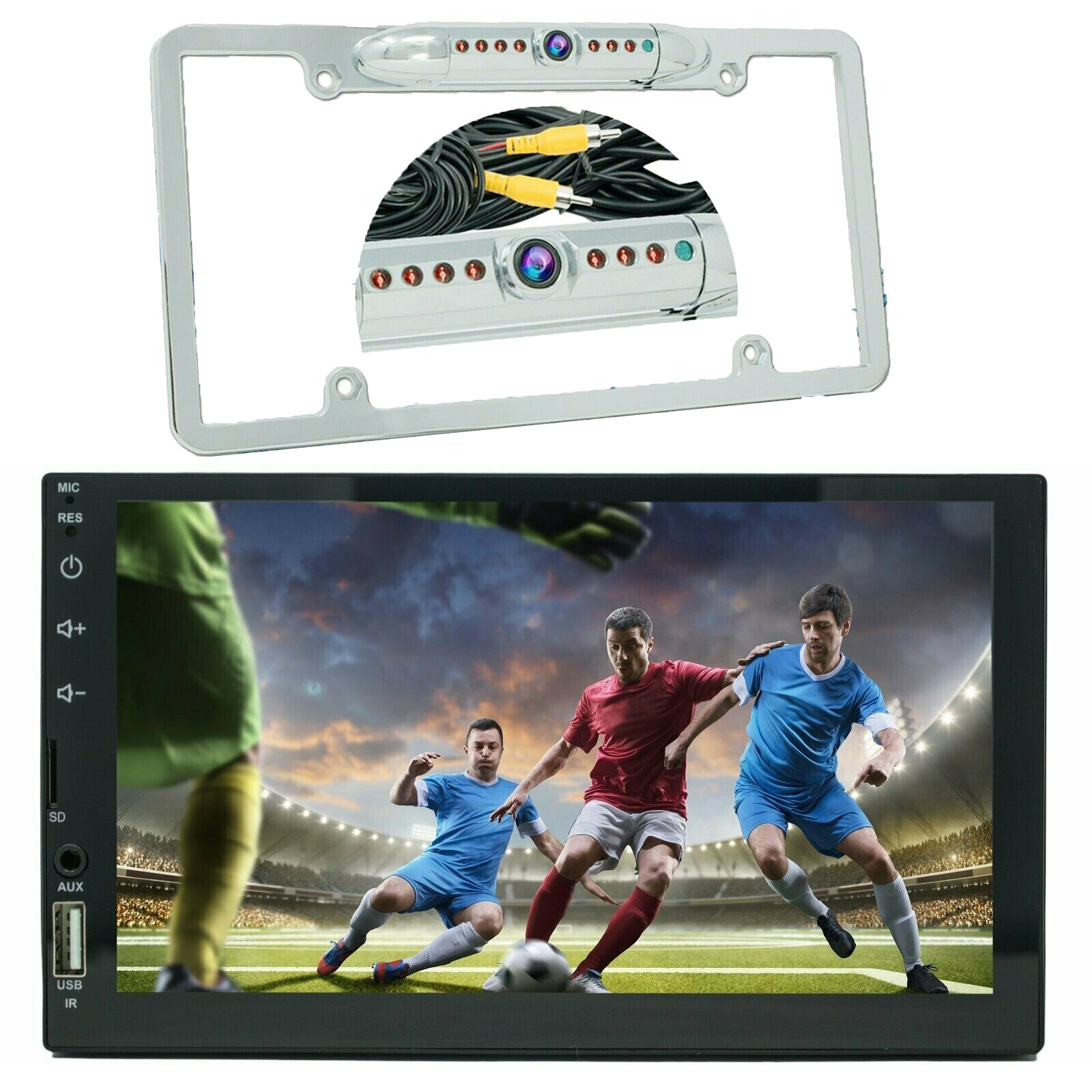 SoundXtreme 7″ HD MP5 Player with Touch Screen , USB, SD, Rear Camera Work w/ BT