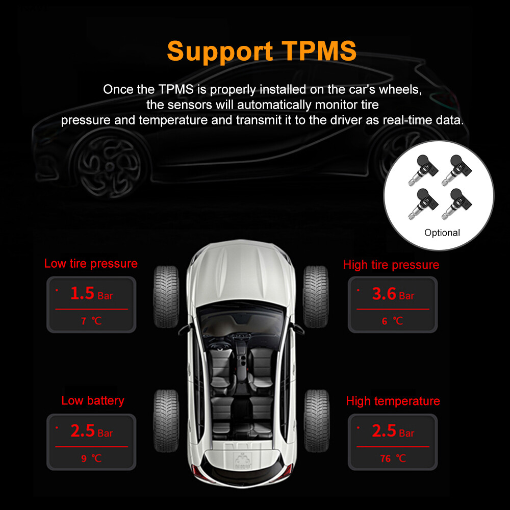 10.1″HD Car Video Player for TOYOTA PRADO 2018+ GPS Carplay SWC WiFi DSP BT AHD