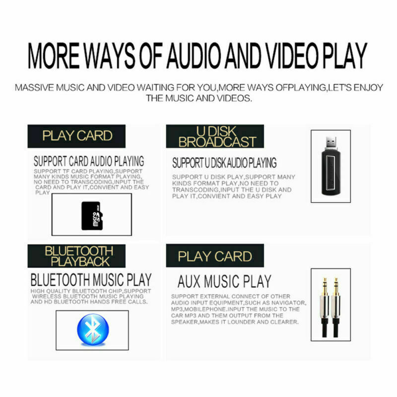 7″ Double 7018B 2DIN Car Stereo Radio MP5 Player Touch Screen FM Bluetooth AUX