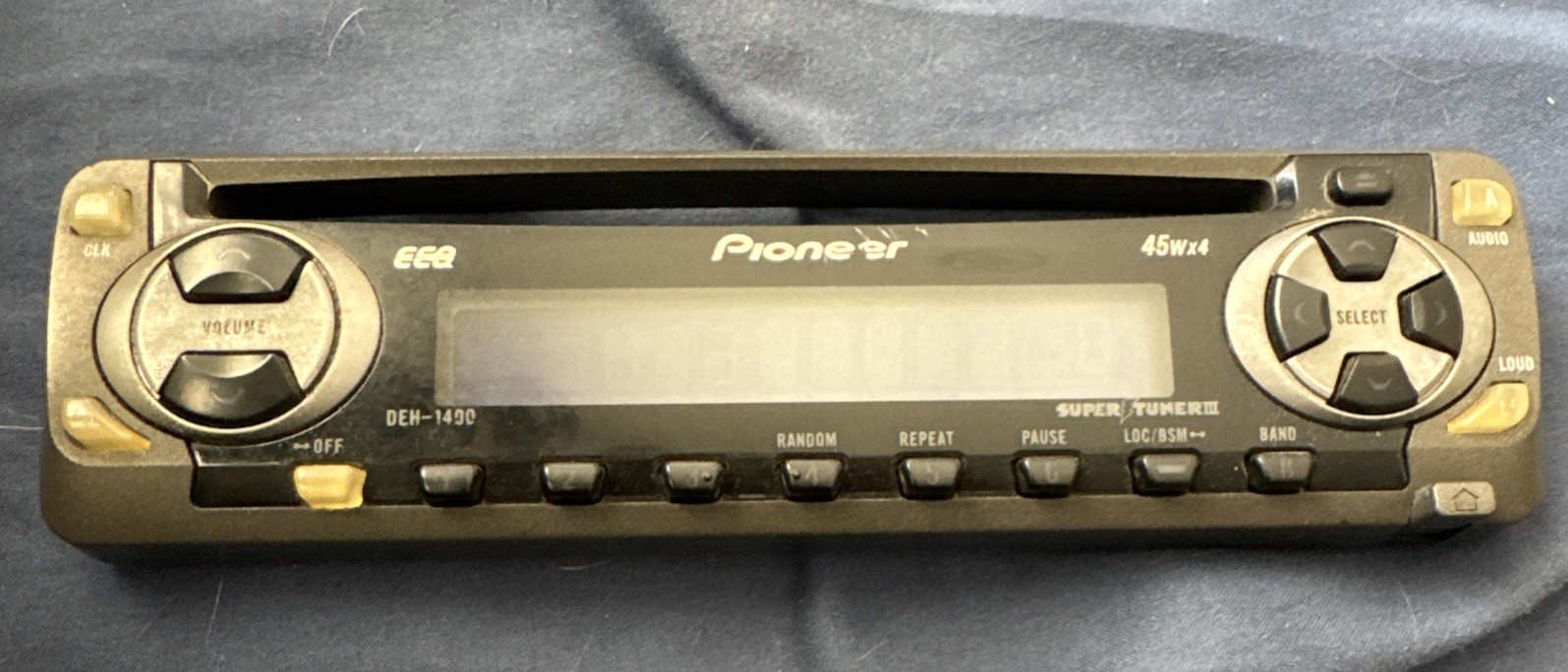 Pioneer DEH-1400 CD Player In Dash Receiver *Faceplate Only*
