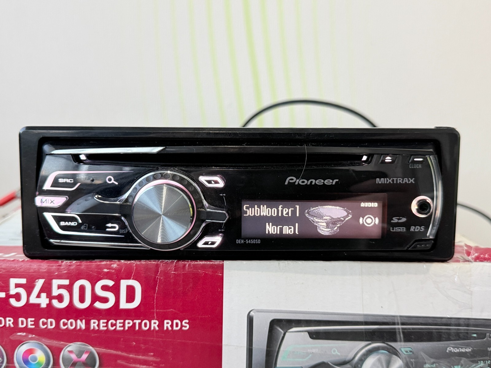 Pioneer DEH-5450SD Car Stereo Cd Player USB Sd AUX MP3 1DIN Radio