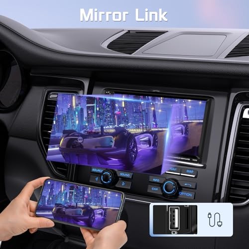 Double Din Wireless Carplay 7 Inch Double Din Wireless Carplay Remote Control