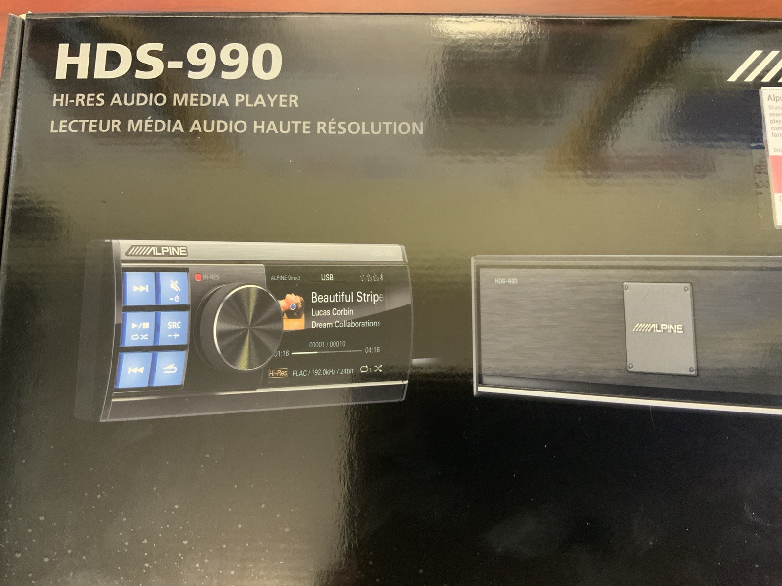 Alpine HDS-990, Status Series Hi-Res Head Unit Controller BRAND NEW