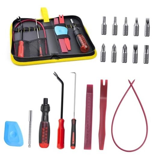 7 PCS Car Center Console Screen Removal Tool Kit, No-Scratch Auto 7-piece set