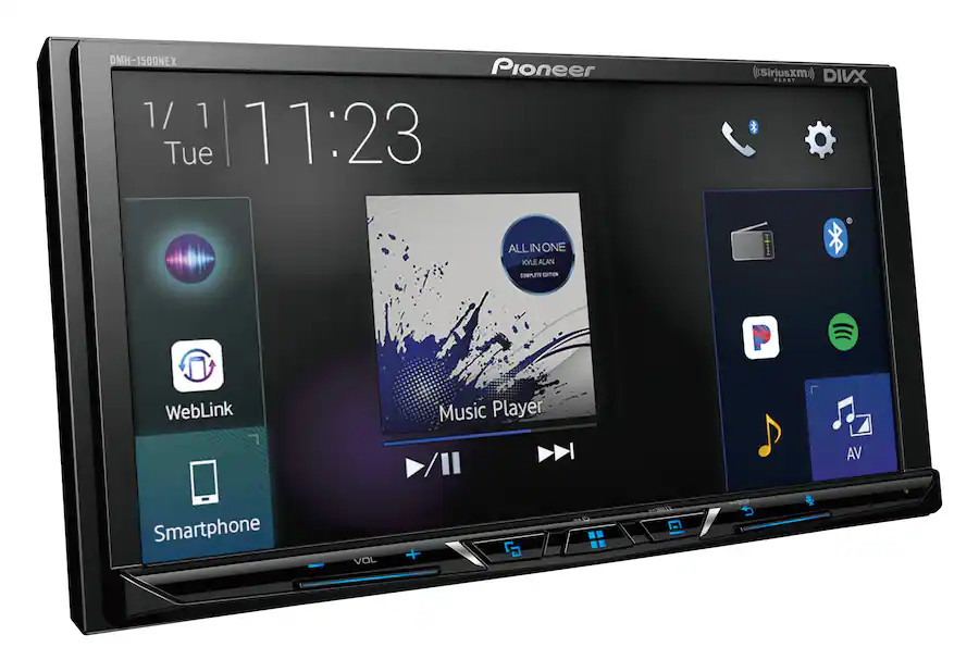 Pioneer DMH-1500NEX 7″ Digital Media Receiver Apple CarPlay Android Auto Bluetoo