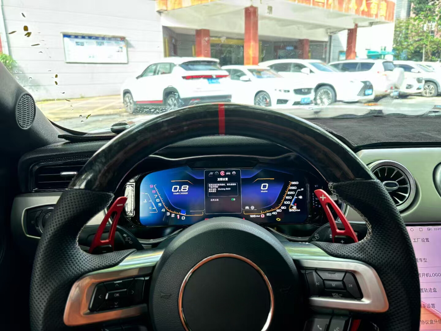 LCD Digital Cluster Speedometer Instrument for Ford Mustang 2015-2023