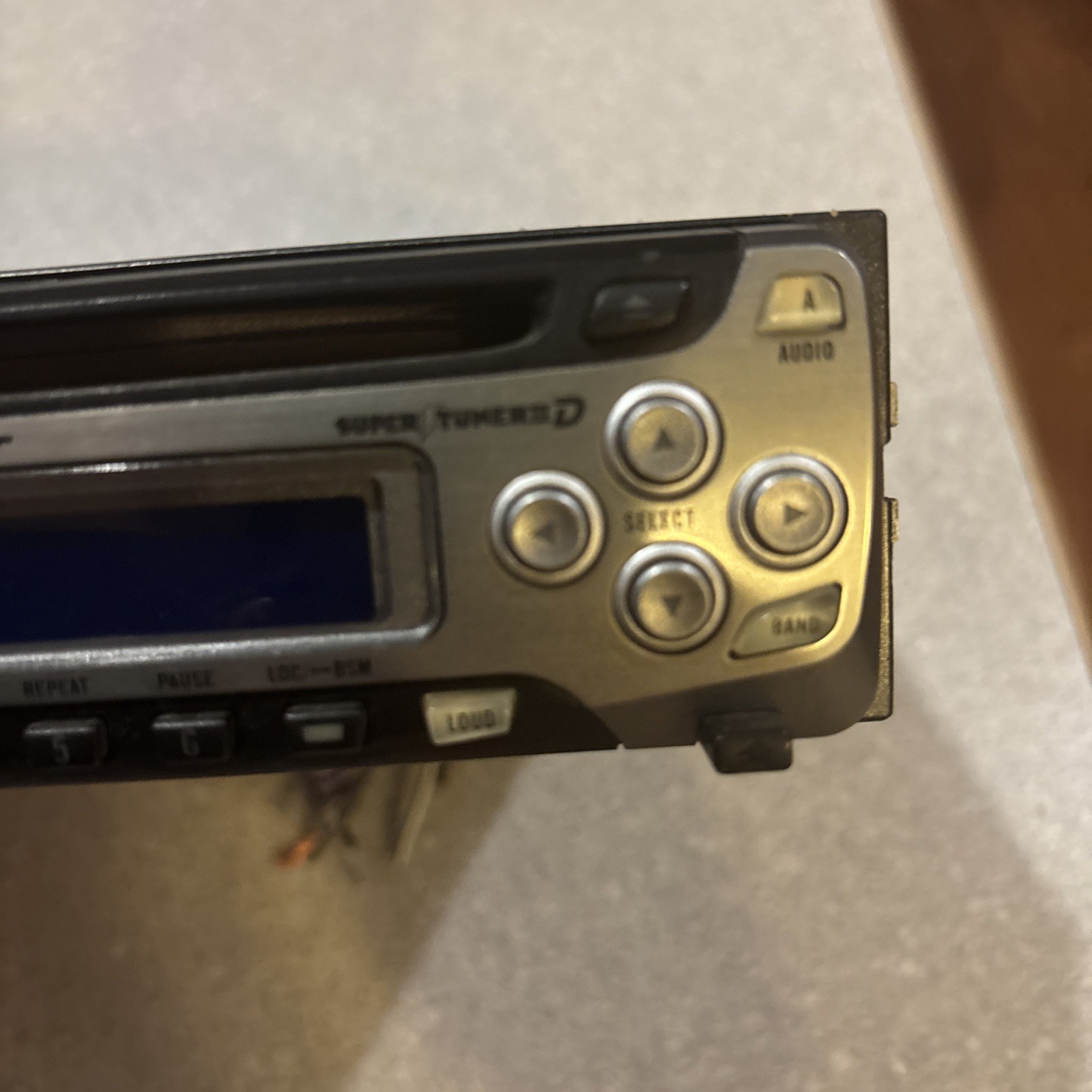 Vtg Pioneer DEH-1600 Super Tuner III Car CD Player High Power Mosfet