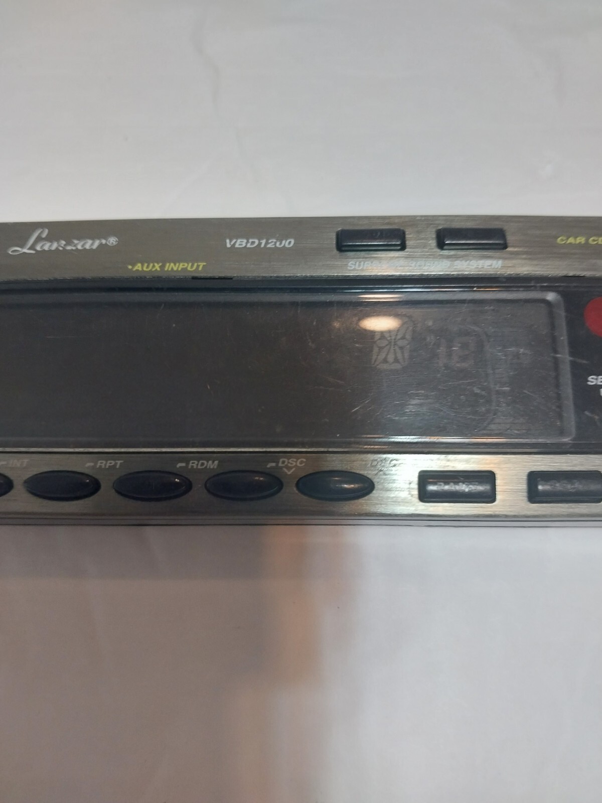 LANZAR VBD 1200, car CD player-face plate only. (Parts)