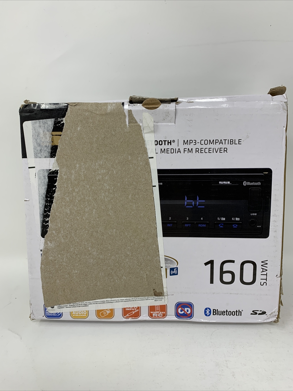 Sound Storm ML41B Bluetooth Single-DIN Multimedia Player