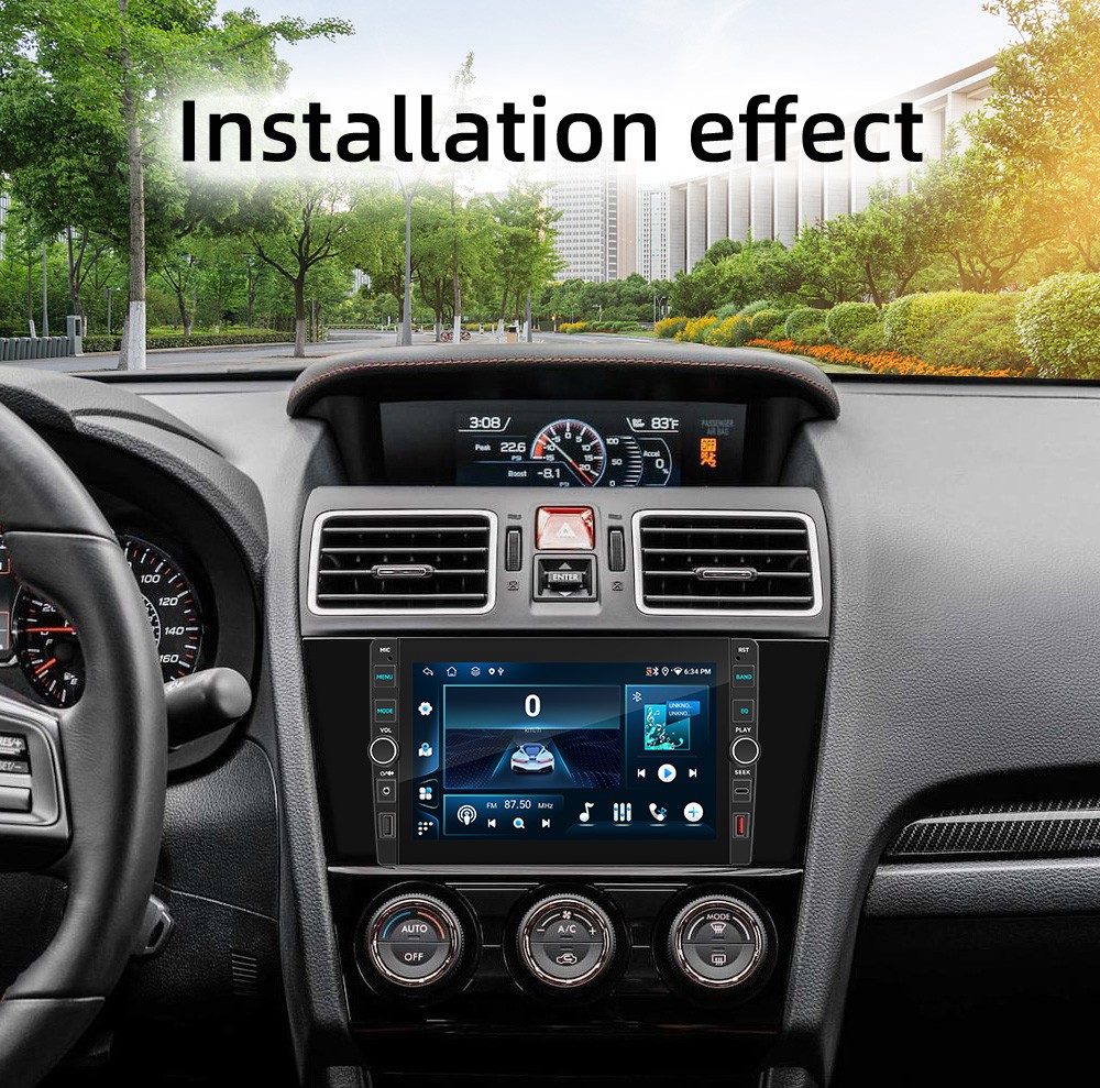 9 inch Android 15 4+64GB Car Stereo Radio GPS Apple Carplay Double 2 Din +Camera