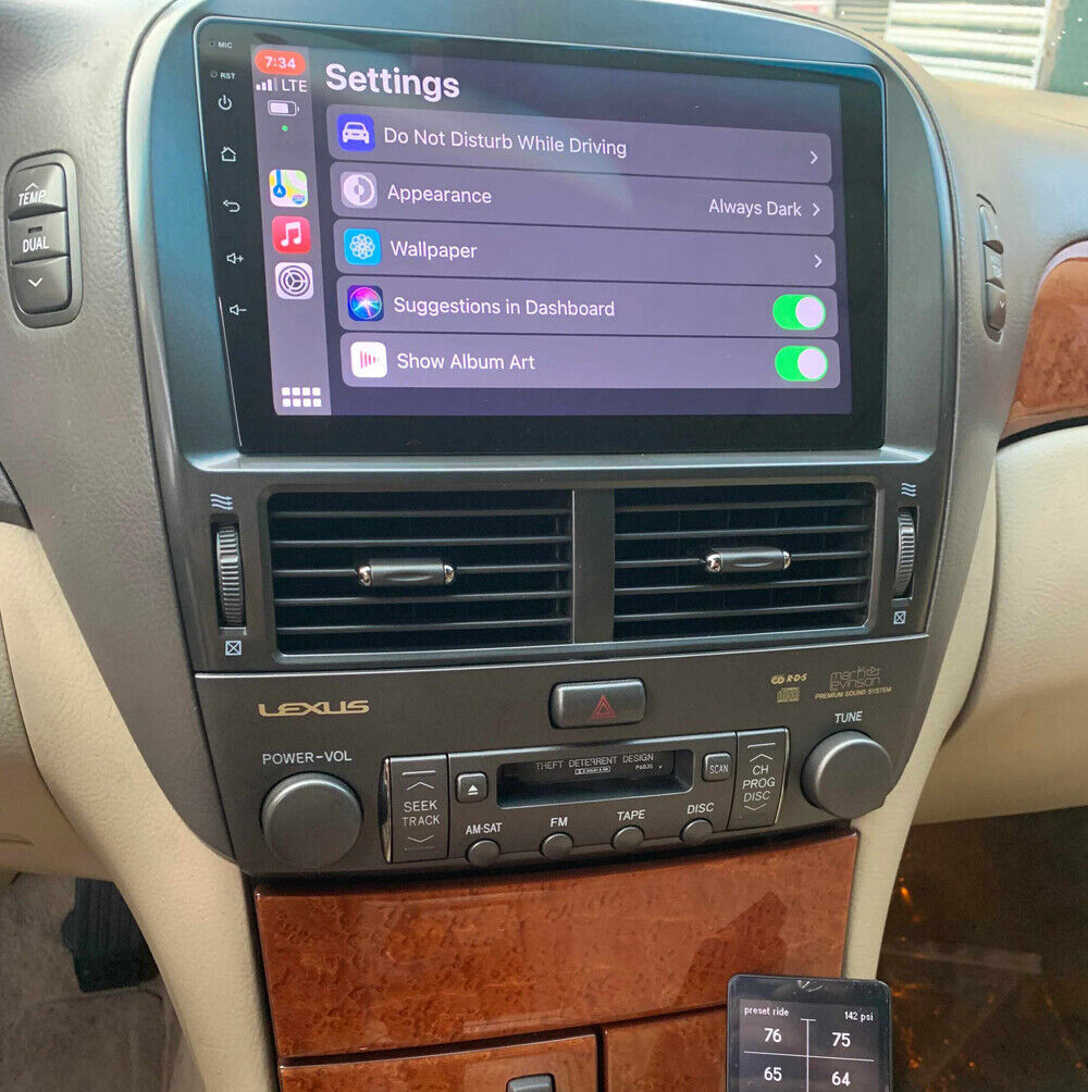 Android 13 For Lexus LS430 2001-2006 Car Stereo GPS Wifi Radio Player CarPlay BT