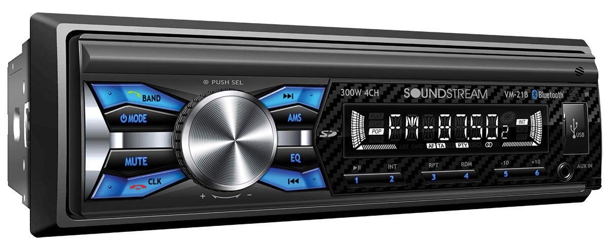 VM-21B Digital media Car Stereo Radio W/ install kit for 1986-1988 Ford Bronco 2