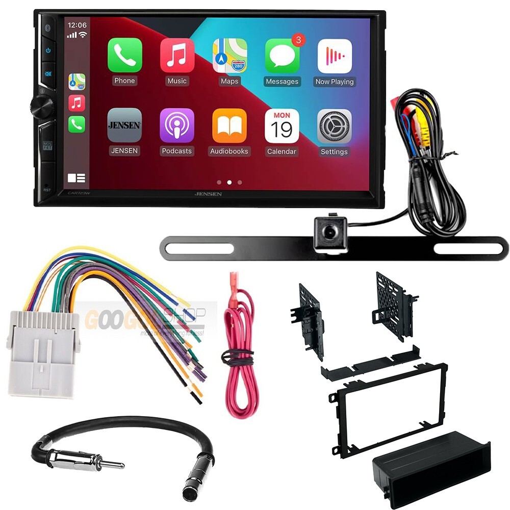 Jensen 7″ Car Stereo (no CD) w/ Wireless CarPlay kit for 2003-2006 GMC Sierra