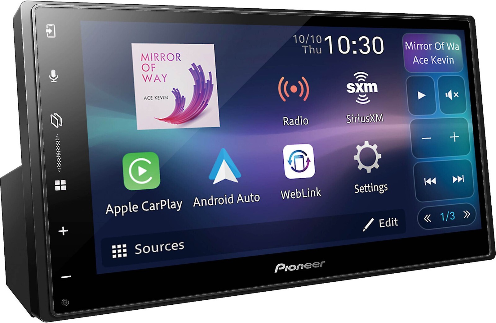 Pioneer DMH-W3000NEX 6.8″ Touchscreen Apple CarPlay Android Auto Receiver