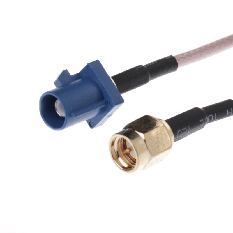 Fakra C Adapter Plug to SMA Male Cable for GSM Wireless Infrastructure