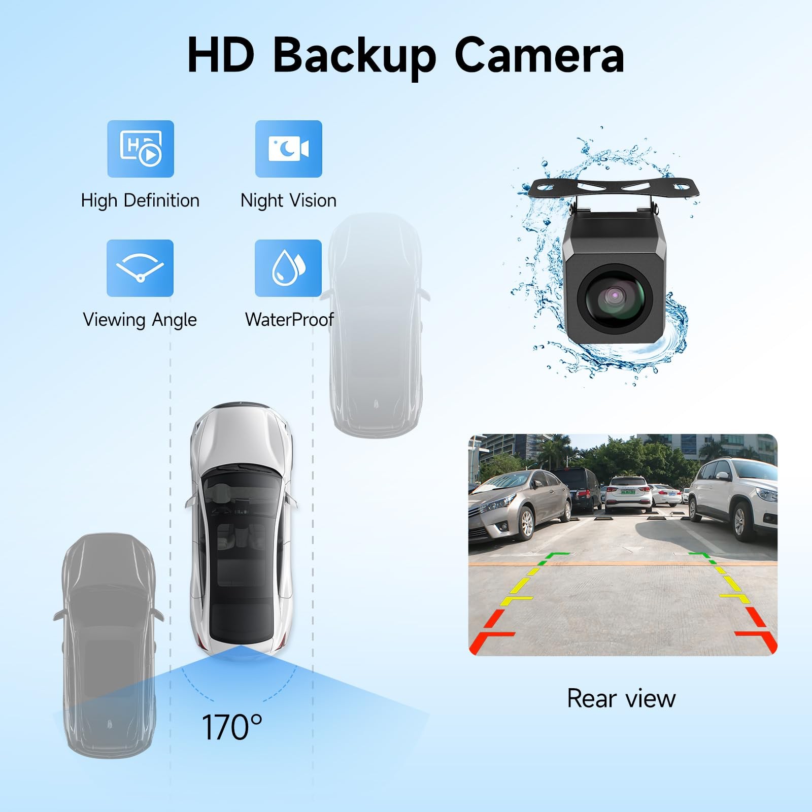 Single Din Car Stereo with Carplay Android Auto,6 Inch in-Cell Touch Screen,…