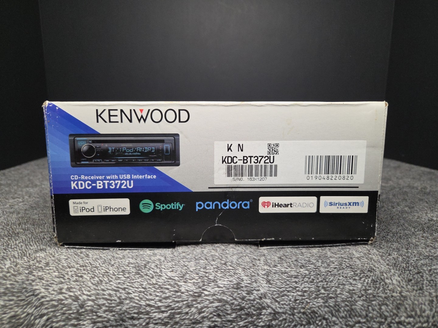 Kenwood KDC-BT372U Bluetooth CD Player Android iPhone AM FM MP3 Pandora USB NEW