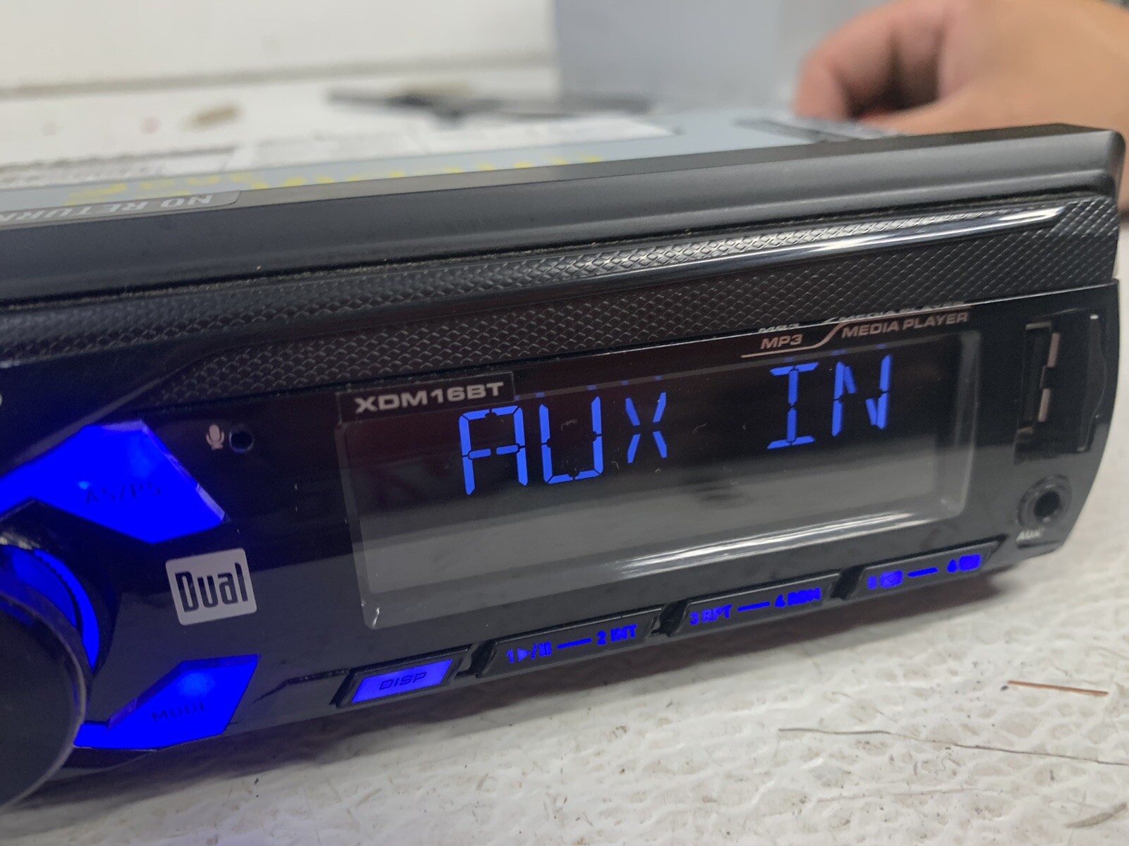 Dual XDM16BT radio stereo digital media receiver MP3 USB BT single din EQ