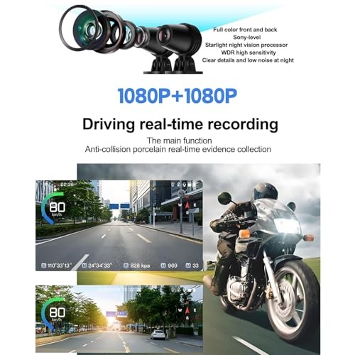 Wireless Motorcycle Carplay and Android Auto, IP67 Waterproof Smart 7″
