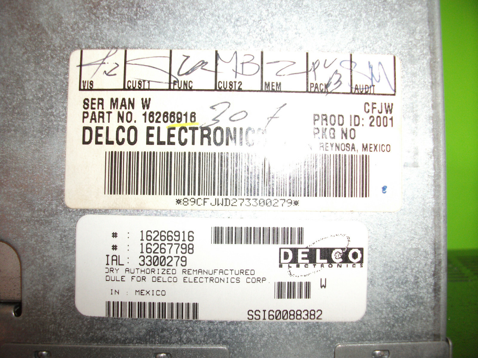 Cadillac Eldorado Deville factory CD cassette player radio 1998 1999 16266916