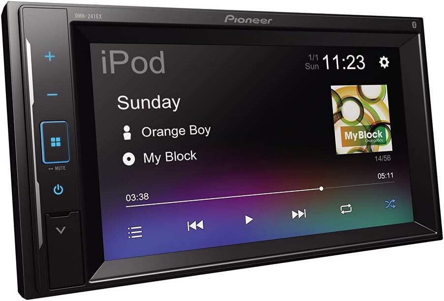 Pioneer DMH-241EX 6.2″ WVGA Resistive Touchscreen Car Stereo w/ Backup Camera