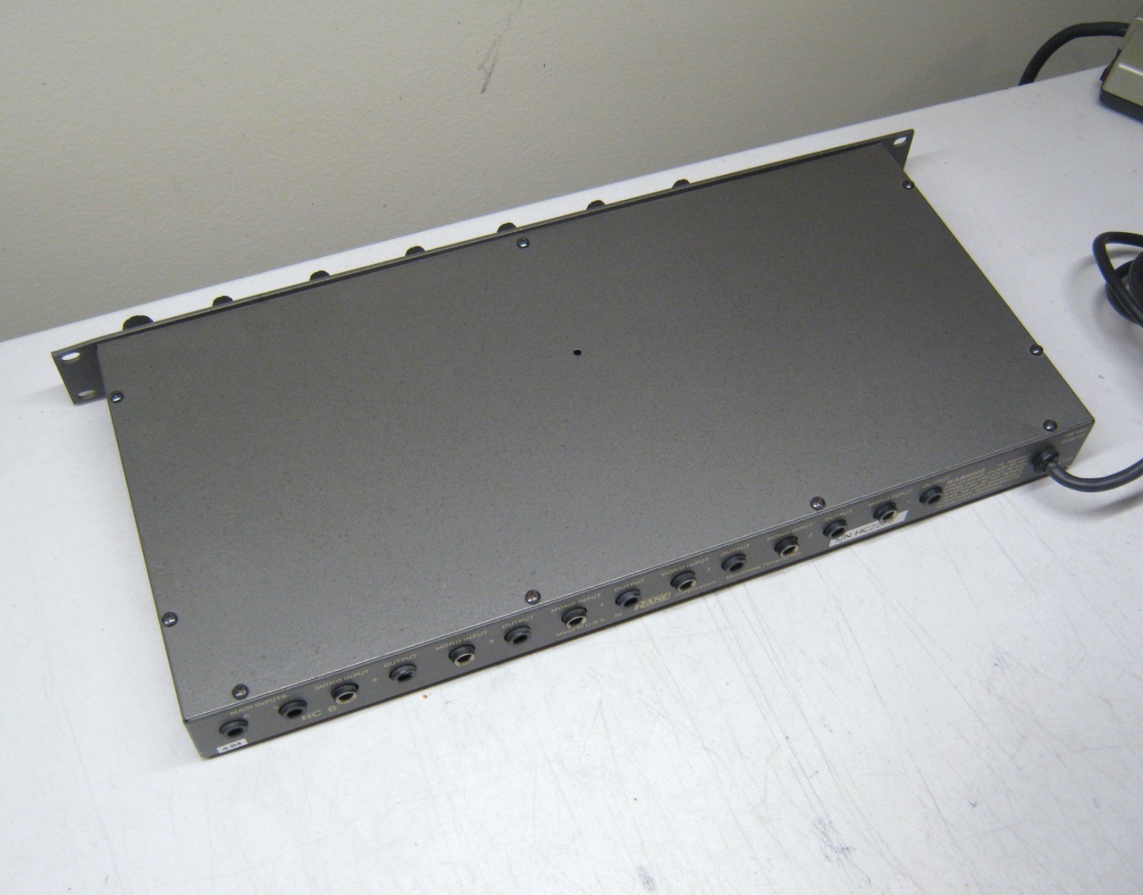 DEFECTIVE Rane HC6 6 Channel Headphone Amplifier Console Mixer Rack Moun G3D