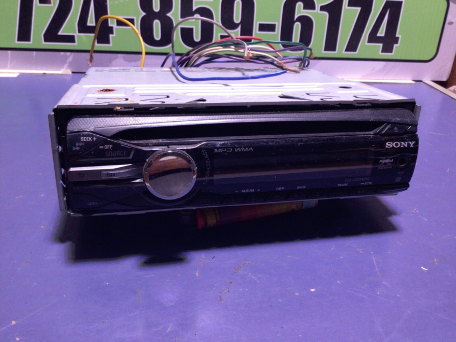 sony xplod CDX GT 25mpw CD PLAYER FM RADIO AUX MP3