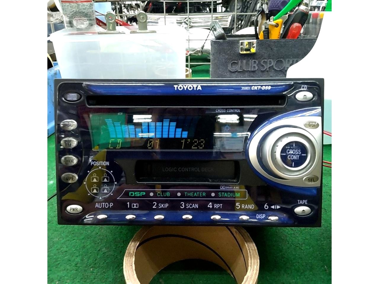 Fujitsu Ten CKT-D59 Cassette Deck Genuine OEM for Toyota Old School Car Audio JD