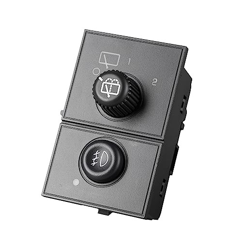 Rear Windshield Wiper and Fog Light Switch for 03-06 Chevy & GMC(With Wiper)