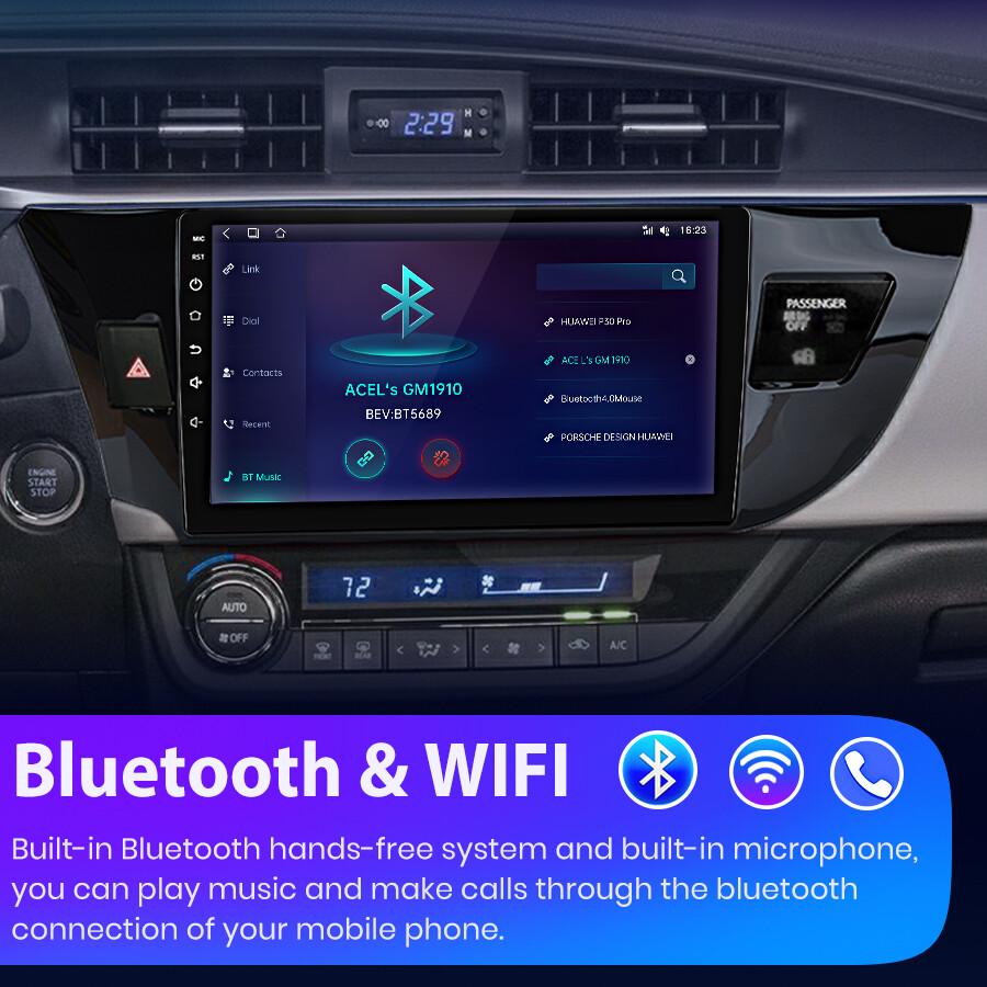 ANDROID 15 FOR TOYOTA COROLLA 2014-2016 32GB CAR STEREO RADIO GPS PLAYER CARPLAY