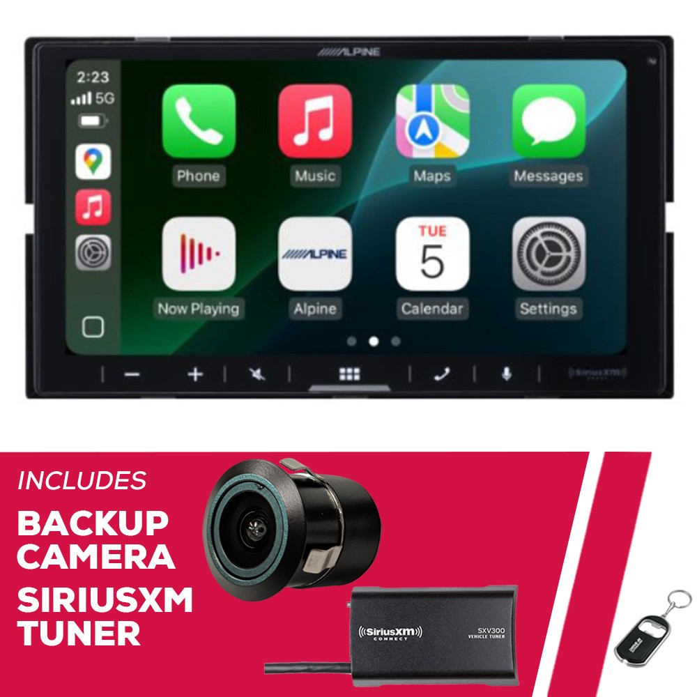 Alpine iLX-W770-M 6.75″ Receiver w/ SiriusXM Tuner and Back-Up Bullet Camera