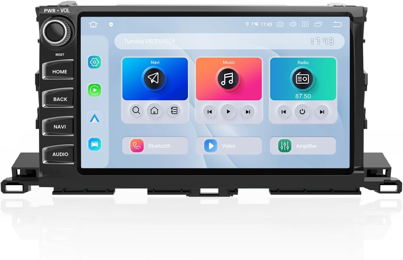 Dasaita 10.2″ Android 13 Car Stereo for Toyota Highlander 2015-2019 4G LTE DTS