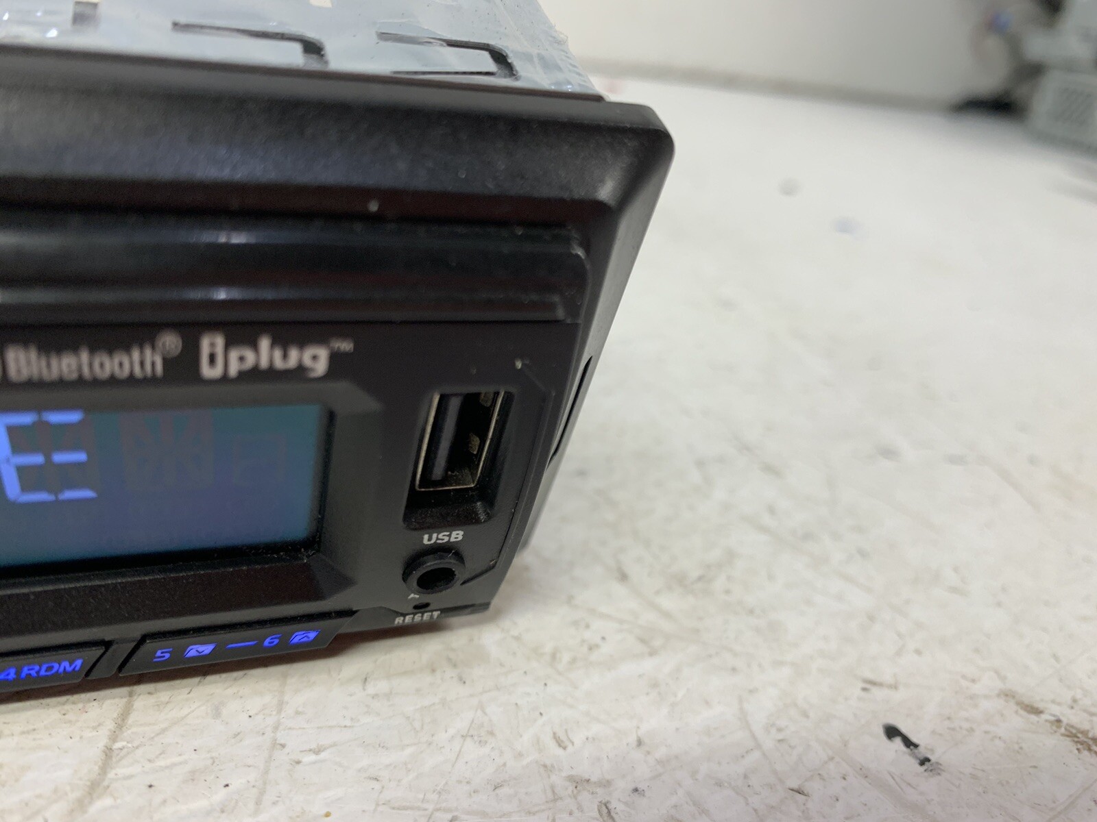 Dual XDM17BT radio stereo Media receiver USB AUX tested shallow mount