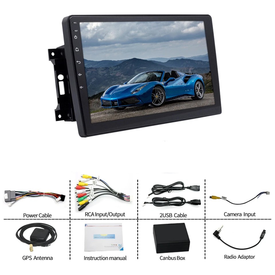 For Jeep Wrangler 2007-2017 Android 15 Car Radio Stereo Touch Screen Carplay GPS