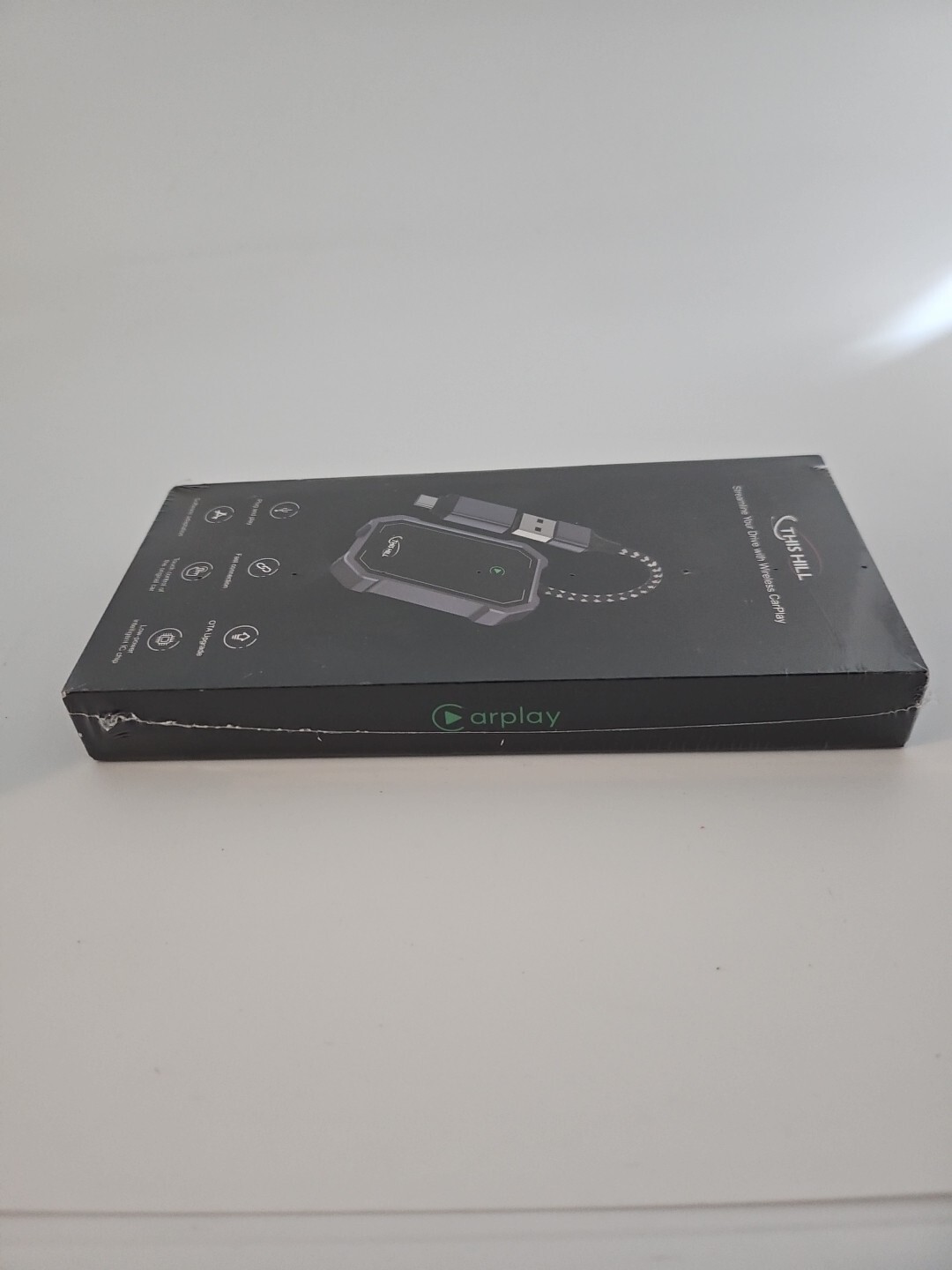 THIS HILL 2-in-1 Wireless CarPlay and Android Car Adapter, Convert Wired