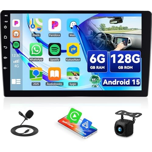 【8-Core】 10.1 Inch HD Car Radio Carplay Screen for Car with 6G+128G