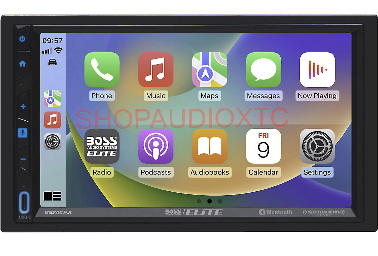 Boss BE7ACP.WX 7″ Double-DIN Multimedia w/ Apple CarPlay & Android Auto wireless