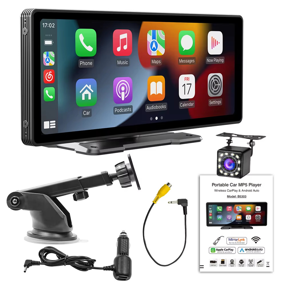 Universal 10.26” Screen Car Radio Multimedia WIFI Video Player Wireless Carplay