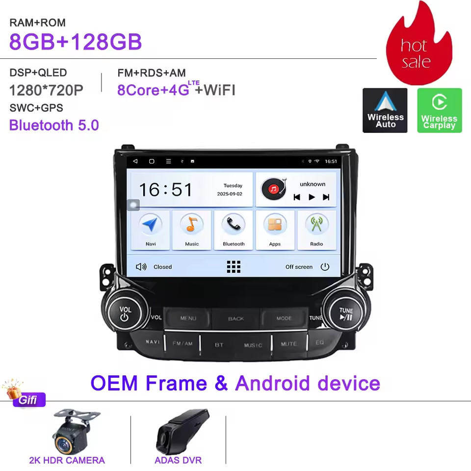 car mp5-player touch screen for Chevrolet Malibu 2015