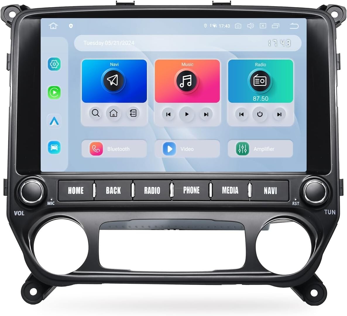 Dasaita 11.6″ Car Radio for Chevrolet Silverado GMC Sierra 2014-2019 BT (8+256G)