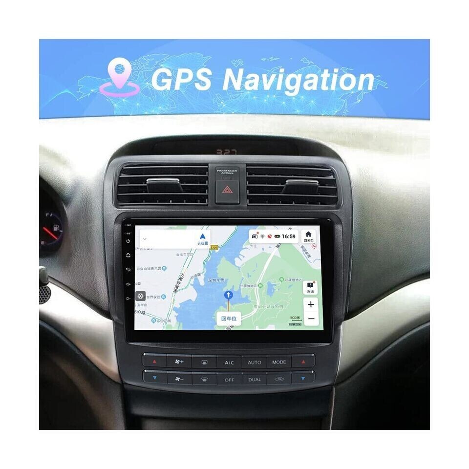 10” HD Car Stereo Radio GPS Navigation Android 4+32GB For 2004-2008 Acura TSX