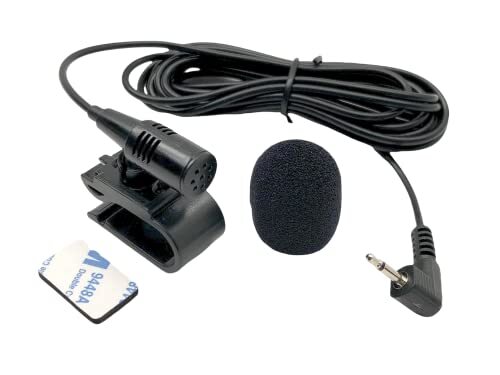 2.5mm Microphone Mic Handsfree Dash Car Stereo Receiver Compatible for Black