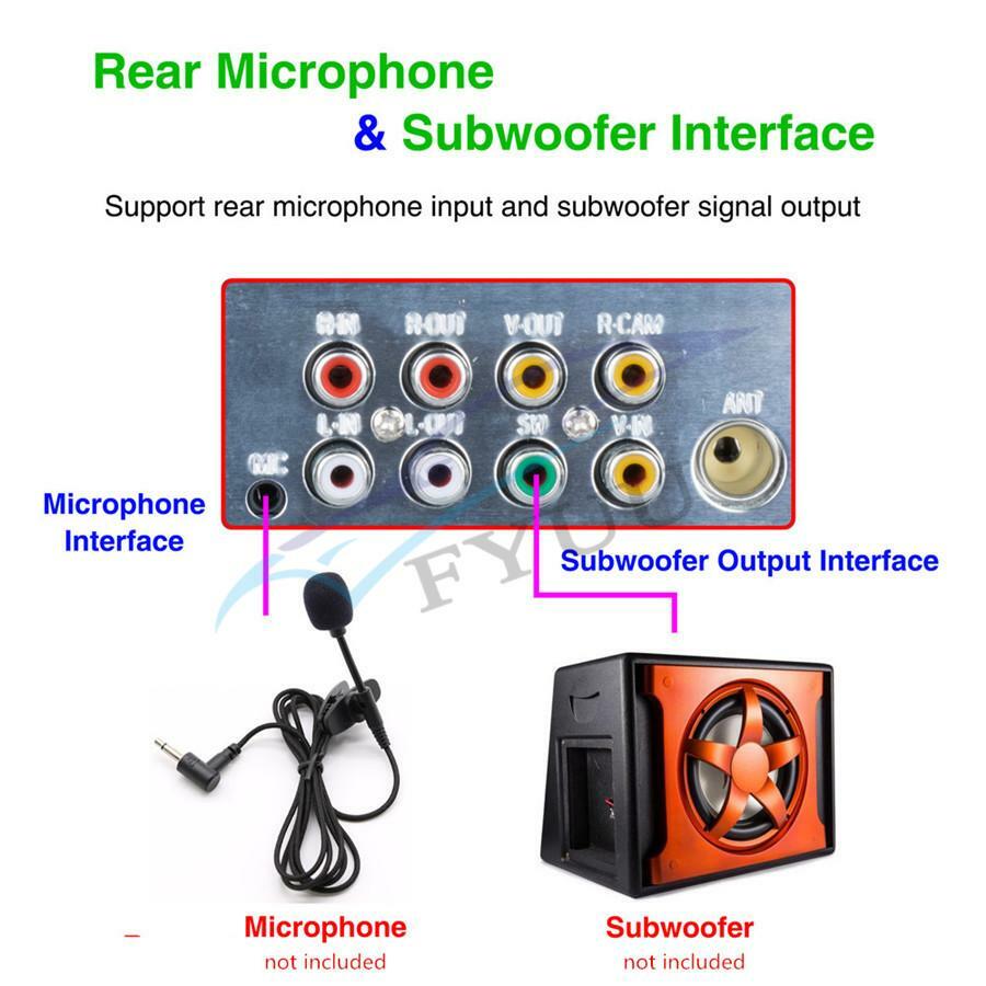 4.1″ Car Radio Bluetooth MP5 Player AM FM RDS w/ 8LED Intelligent Dynamic Camera