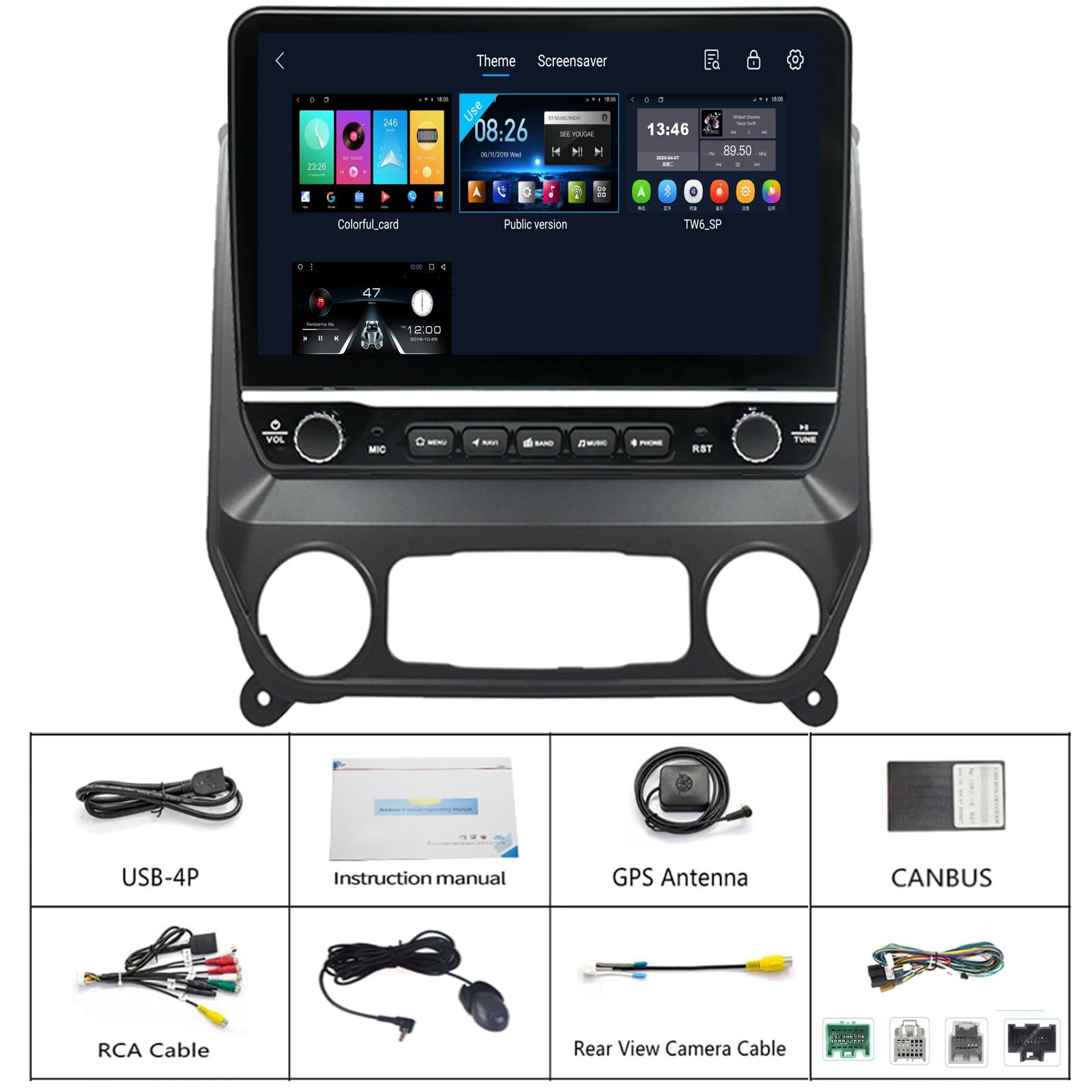 for Chevy Silverado Sierra Radio Upgrade 2014 2015 2016 2017 10.1 inches