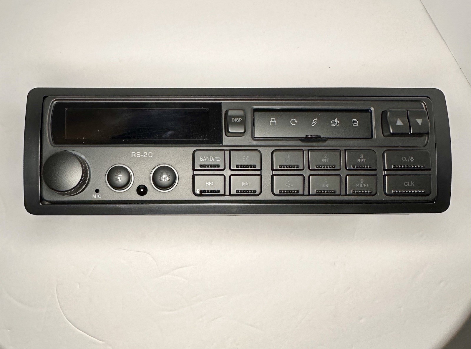 Single Din Retro Car Radio European Style Stereo for Classic Vehicles Bluetooth