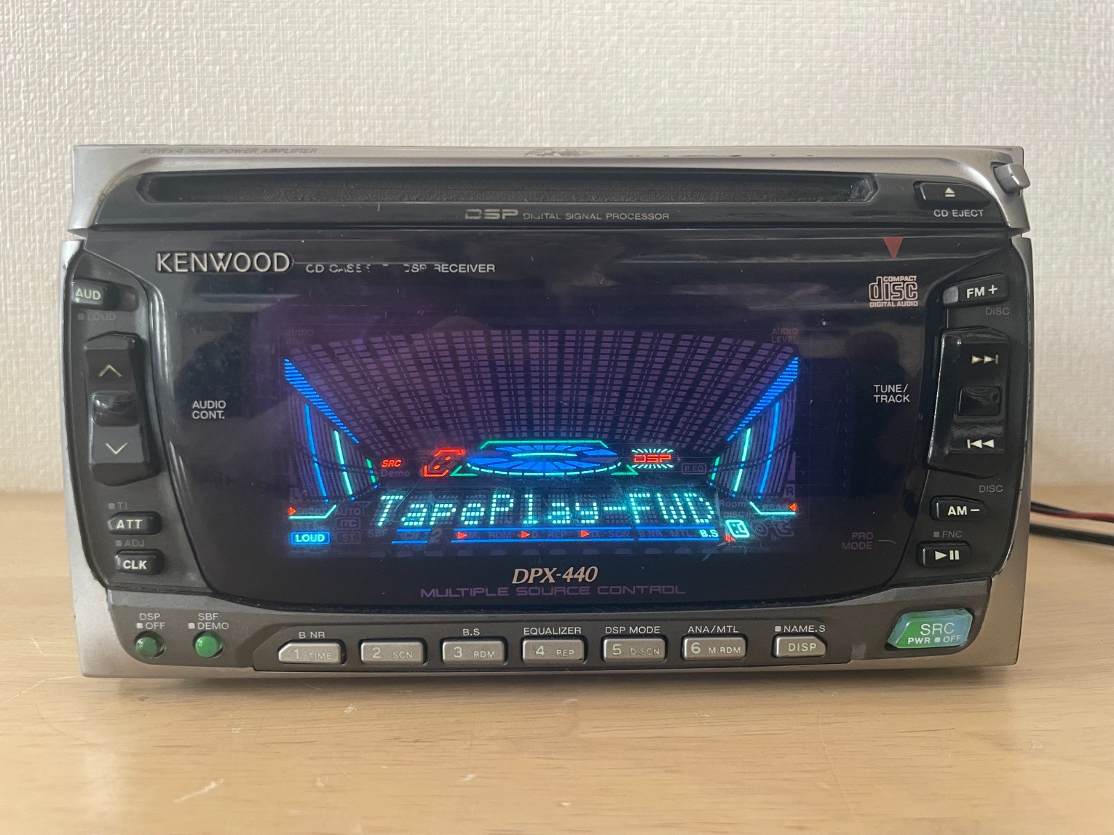 Kenwood DPX-440 2DIN Car Audio CD Cassette Player Tested Working Very Good