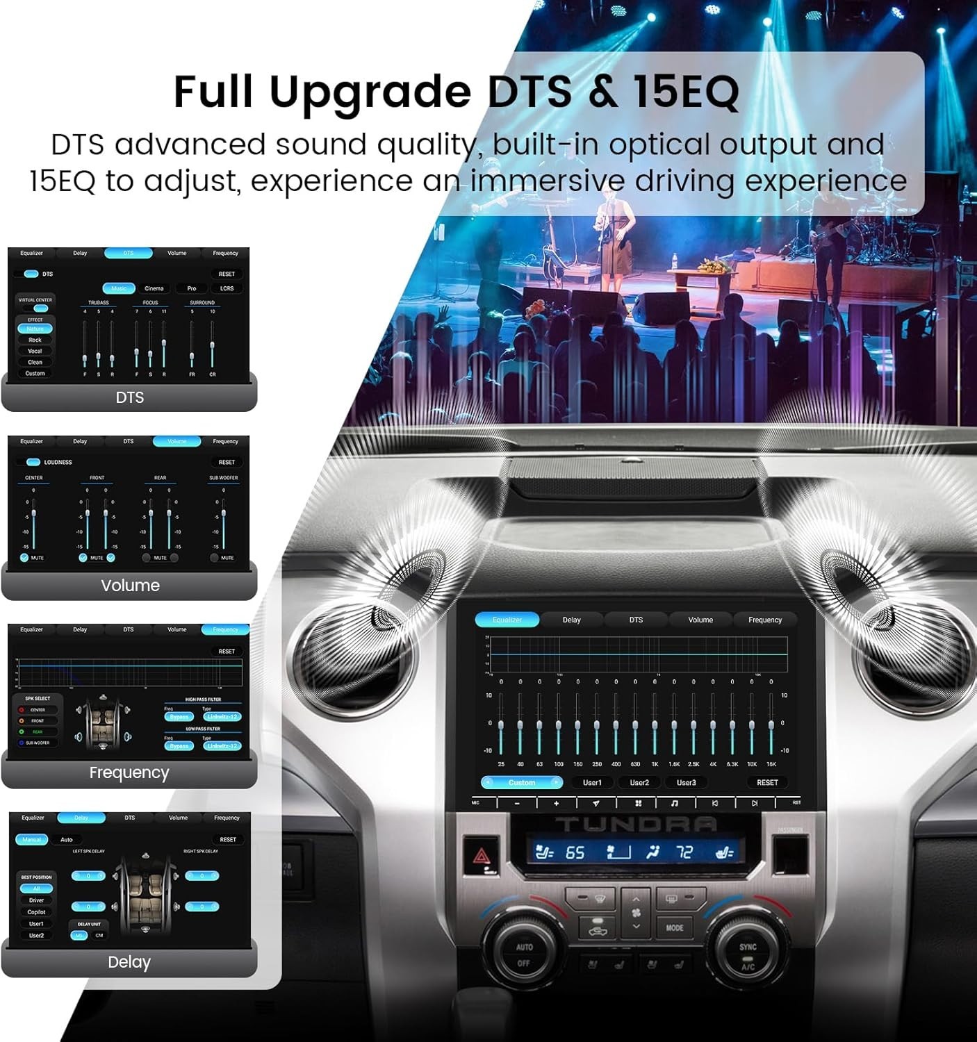 Dasaita Car Stereo for Toyota Tundra 2014-2021 Gyroscope BT GPS WiFi Radio Navi