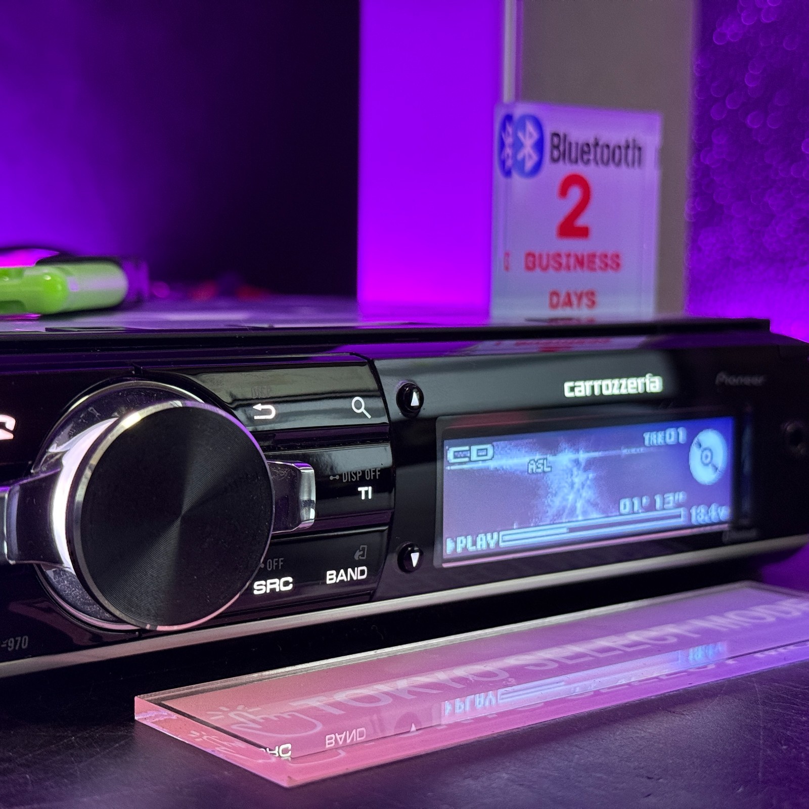Carrozzeria DEH-970 1DIN Car Audio CD Bluetooth USB Receiver w/Remote JDM Tested