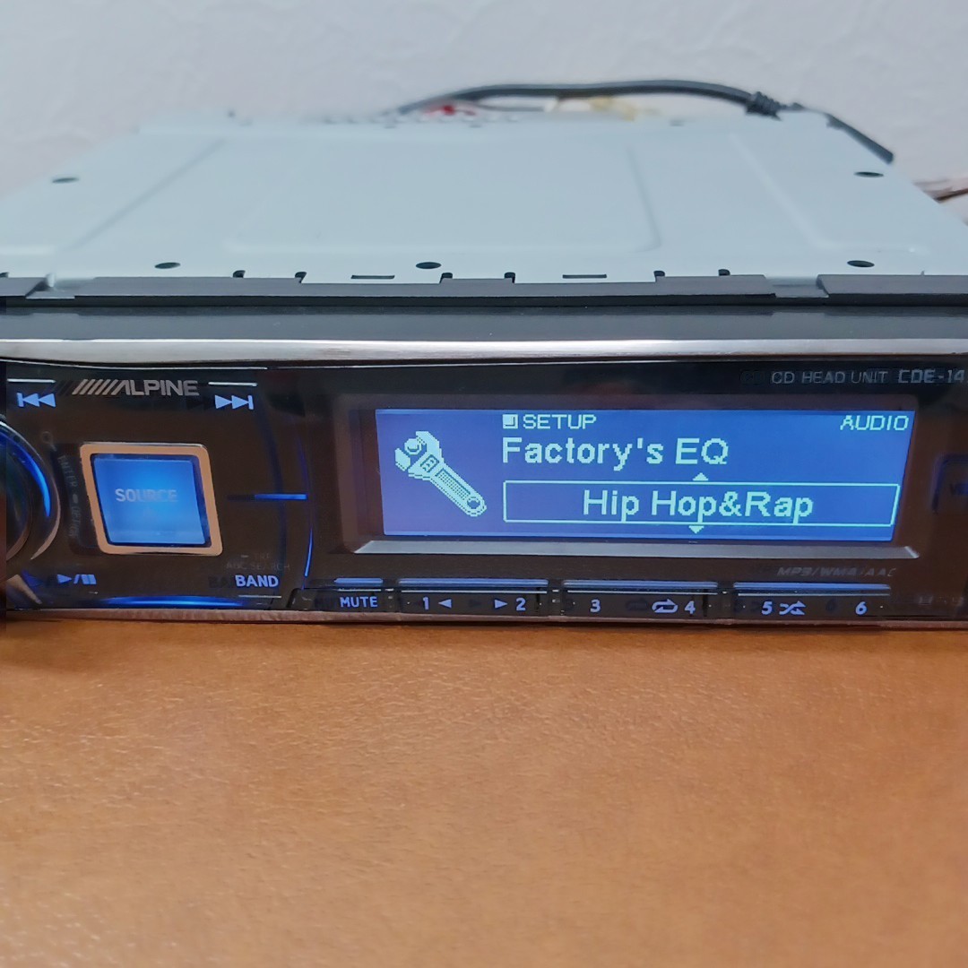 Alpine CDE-145J CD Player Car Audio – Operation Confirmed